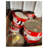 box of metal Kraft metal cans
