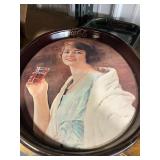 Coke Serving Trays   with a bunch of little coke items