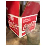 4 small Coke Glasses