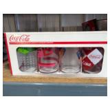 Set of 16oz Coke Glasses