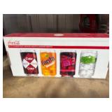 Set of 16oz Coke Glasses