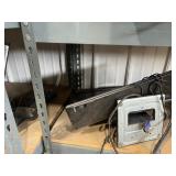 4 computer monitors   key boards  and cords