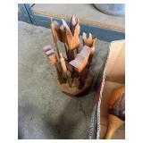 Shelf full of collectables