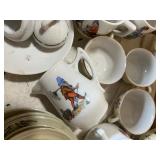 box of small dishes tea sets
