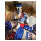 Box of Sports Collectables