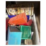 Shelf full of Avon Collectables