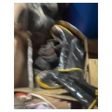 lot of  Hats   military cloths   boots and more