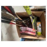 Box of tennis rackets