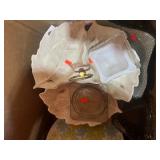 2 boxes of glass ware