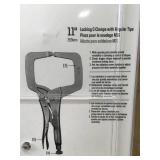 Irwin Wise-Grip 11" Locking C Clamp and 8" MIG Welding Plier Set 04252512