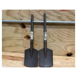 (2) Milwaukee 48-62-2095 Clay Spades