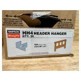 (3) HH4 Header Hanger (Carton of 20pcs) Simpson Strong-Tie