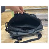 Lunkerhunt Fishing Tackle Sling Bag with Adjustable Strap - Water-Resistant TPE Fabric 04282515