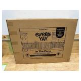 Essentials in The Zone Brown Convertible Plastic Pet Gate & Play Pen