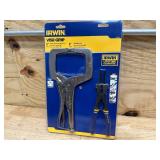 Irwin Locking C Clamps With Regular Tip And Mig Welding Plier Set