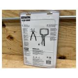 Irwin Locking C Clamps With Regular Tip And Mig Welding Plier Set