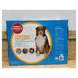 Great Choice™ 28.5" x 24-40.5" Stairway Pet Gate
