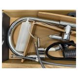 Glacier Bay Paulina Single-Handle Pull-Down Sprayer Kitchen Faucet with TurboSpray, FastMount and Soap Dispenser in Polished Chrome