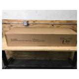 StyleWell Cedar Springs Charcoal Black 2-Drawer Wood Console Table (47.5 in. W x 30 in. H)