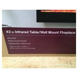 Home Decorators Collection 42 in. Wall Mount Electric Fireplace (Retails for $199)