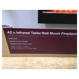 Home Decorators Collection 42 in. Wall Mount Electric Fireplace (Retails for $199)