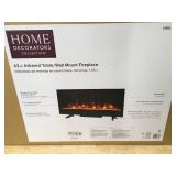 Home Decorators Collection 42 in. Wall Mount Electric Fireplace (Retails for $199)