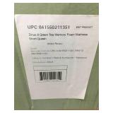 Zinus 8" Green Tea Memory Foam Short Queen Sized Mattress 04232542.80