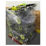 RYOBI Lot of 8- Non-Working Battery Powered Lawn Mowers (Tool Only)