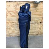 Blue Foldable Out Door Chair with Foot Rest