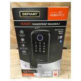 Defiant Smart Fingerprint Deadbolt (Matte Black)