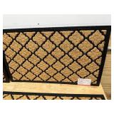 (4) StyleWell Beige Panama EMB Indoor, Outdoor 18 in. x 30 in. Rubber Backed Door Mat