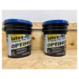 (2) Latex-Ite Optimum Black Asphalt Driveway Sealer 4.75 gal.