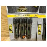 (2) Defiant 100 Lumens LED Flashlight (3-Pack)