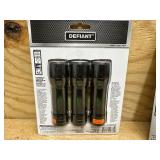 (2) Defiant 100 Lumens LED Flashlight (3-Pack)