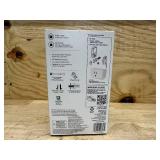 Defiant Square Fingerprint Matte Black Electronic Single Cylinder Deadbolt Wi-Fi Enabled Powered by Hubspace