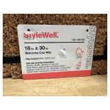 (4) Welcome Natural 18 in. x 30 in. Coir Non-Slip Indoor Outdoor Door Mat