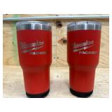 (2) Milwaukee Electric Tool Packout 30 Oz Drink Tumbler (48-22-8393R)