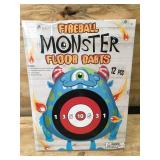 Lot of 2 - Minecraft Clocks and A Fireball Monster Floor Darts Set