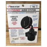 JEF World of Golf Golfsounds Audio System Complete 8-Piece Bluetooth Entertainment Kit