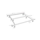 ASHLEY FURNITURE QUEN/KING/ CAL KING BED FRAME