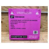 13 in. Light Matte Black Adjustable CCT and Color Changing Integrated LED Ceiling Smart Flush Mount, Powered by Hubspace