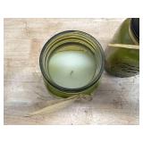 (2) Patio Essentials Citronella Mason Jar Candle For Mosquitoes/Other Flying Insects 13 oz