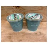 (2) Patio Essentials Citronella Candle Painted Bucket, 21257P, Assorted, 17 OZ