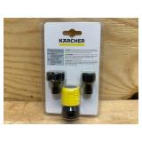 Kärcher Garden Hose Adapter Kit for Electric and Gas Pressure Washers, Quick Connect Fitting, Water Flow Regulating