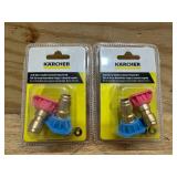 (2) Kärcher Universal Second Story Spray Nozzle Kit for Pressure Washers up to 4000 PSI - Quick-Connect