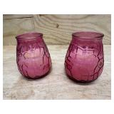 (2) Patio Essentials Citronella Candle with Holder For Mosquitoes/Other Flying Insects 10.58 oz