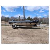 2000 FISHHAWK CRESTLINER / TRAILER / 80 HP YAMAHA 4 STROKE