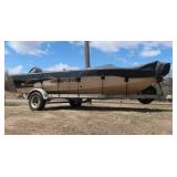 2000 FISHHAWK CRESTLINER / TRAILER / 80 HP YAMAHA 4 STROKE