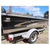 2000 FISHHAWK CRESTLINER / TRAILER / 80 HP YAMAHA 4 STROKE