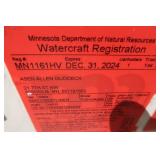 2000 FISHHAWK CRESTLINER / TRAILER / 80 HP YAMAHA 4 STROKE